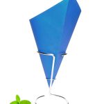 Paper Chip Cone Blue 40 cones
