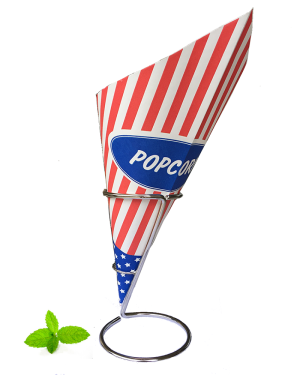 Puntzakje voor het serveren van popcorn