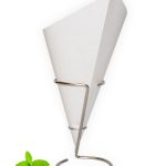 Paper Chip Cone White 40 cones
