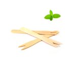 Wooden Chip Forks 8,5 cm 40 pcs
