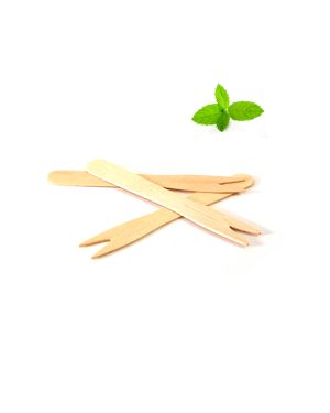 Wooden Chip Forks 8,5 cm 40 pcs