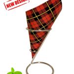 Paper Chip Cone / Scottish Tartan / 40 cones