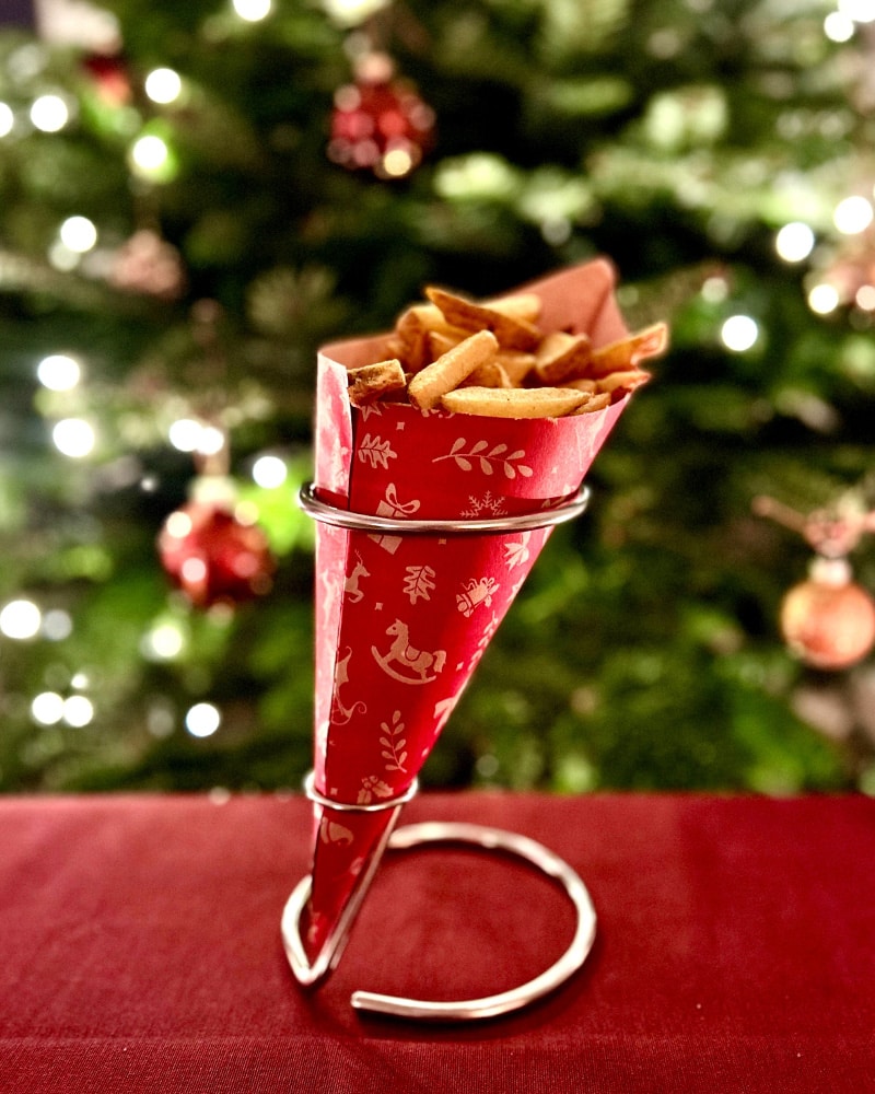 Paper Chip Cone / Christmas / BIO Brown Paper / 40 cones - Image 2